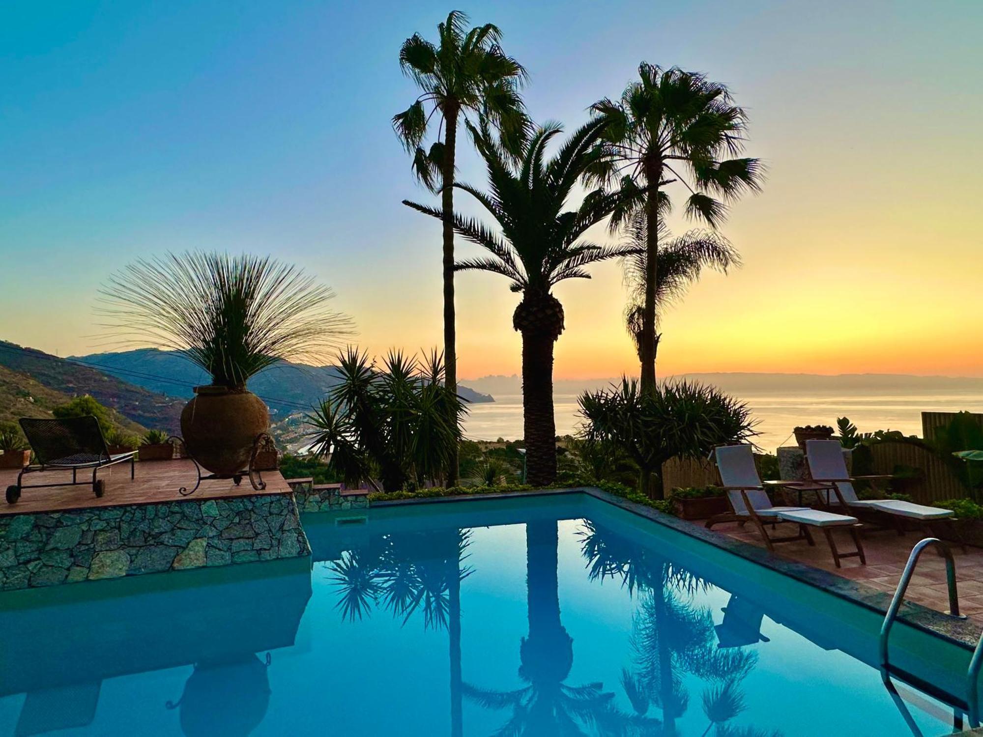 Villa Lou Taormina Private Villa With Panoramic Sea View Pool Таормина Экстерьер фото