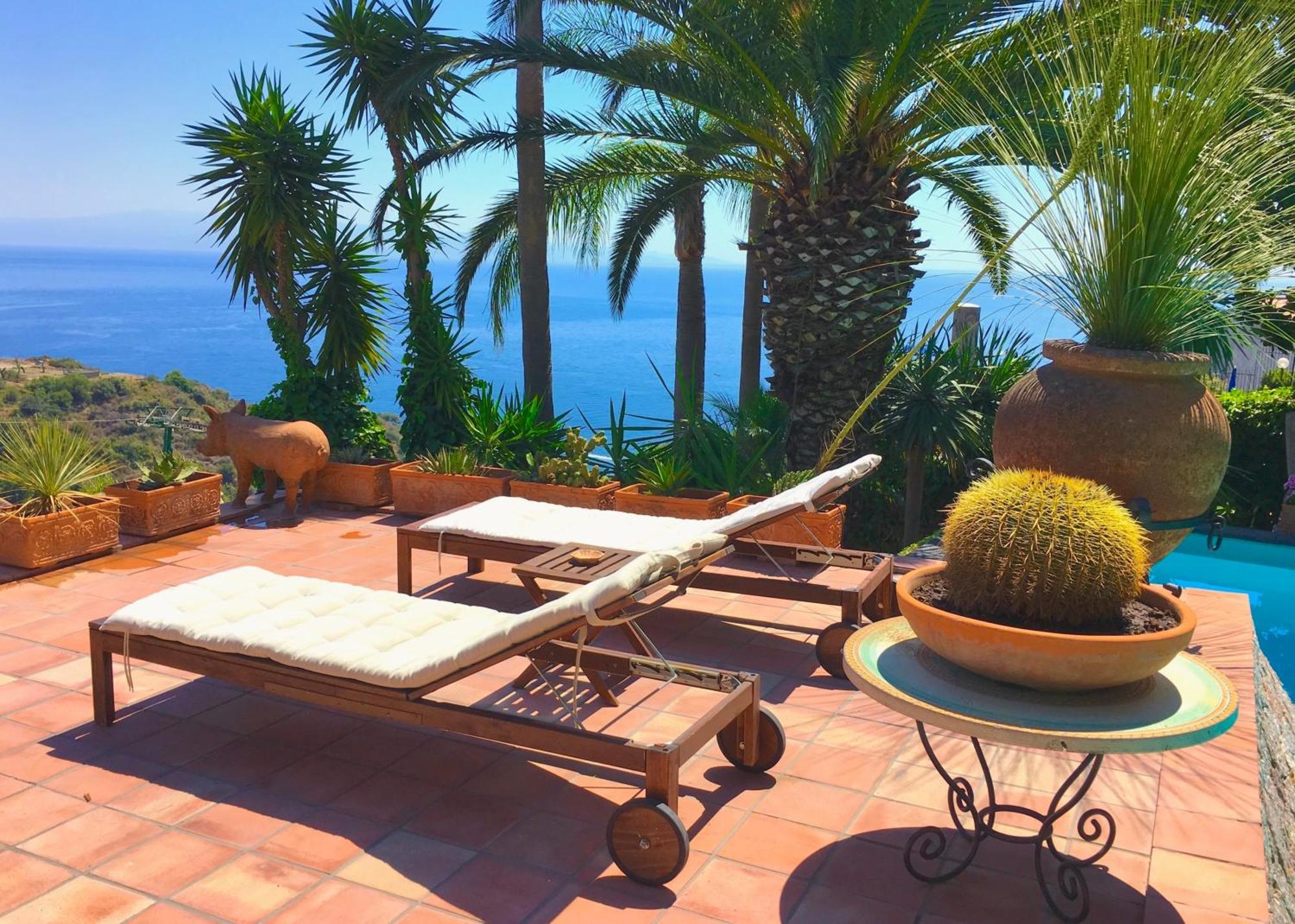 Villa Lou Taormina Private Villa With Panoramic Sea View Pool Таормина Экстерьер фото