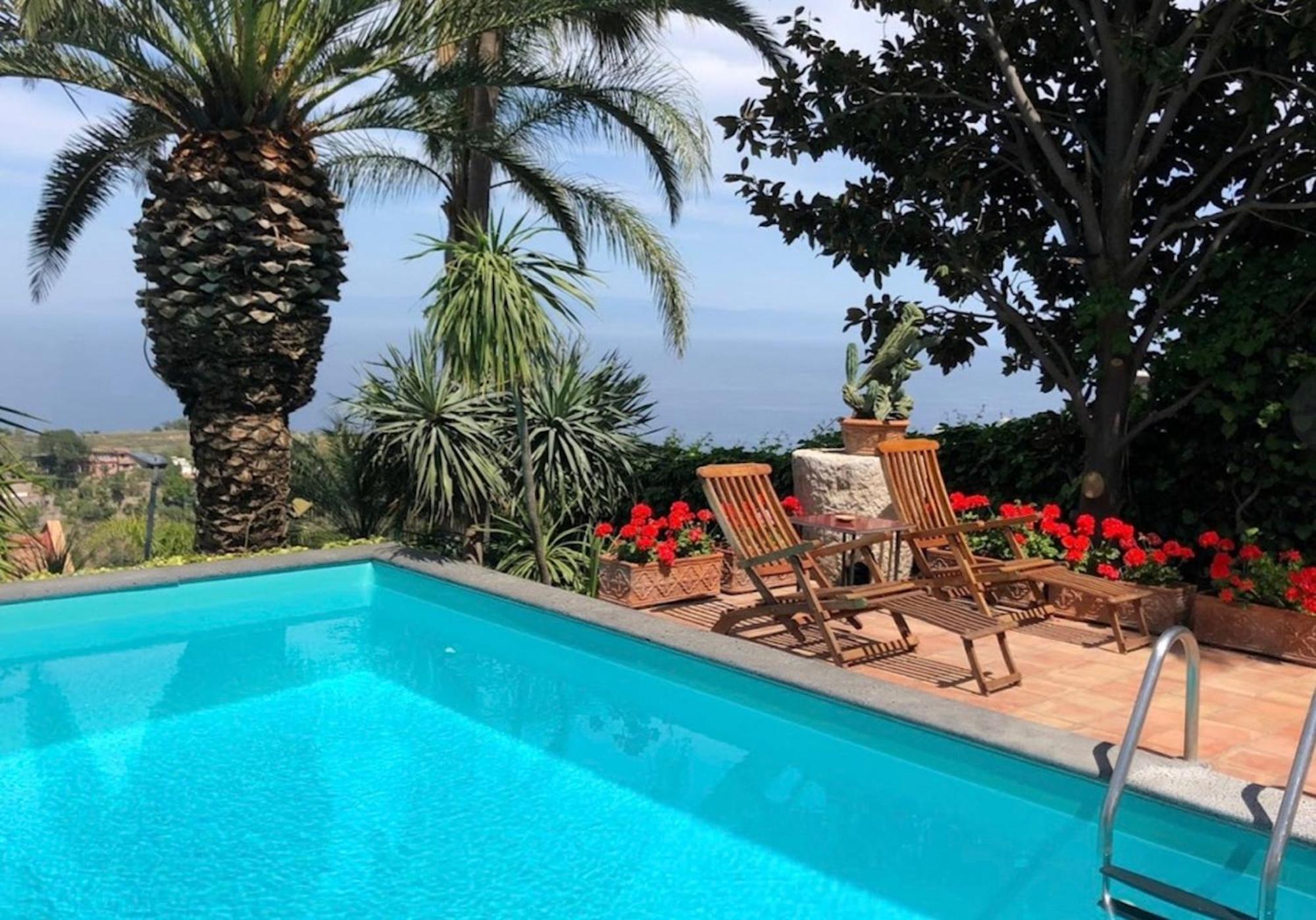 Villa Lou Taormina Private Villa With Panoramic Sea View Pool Таормина Экстерьер фото